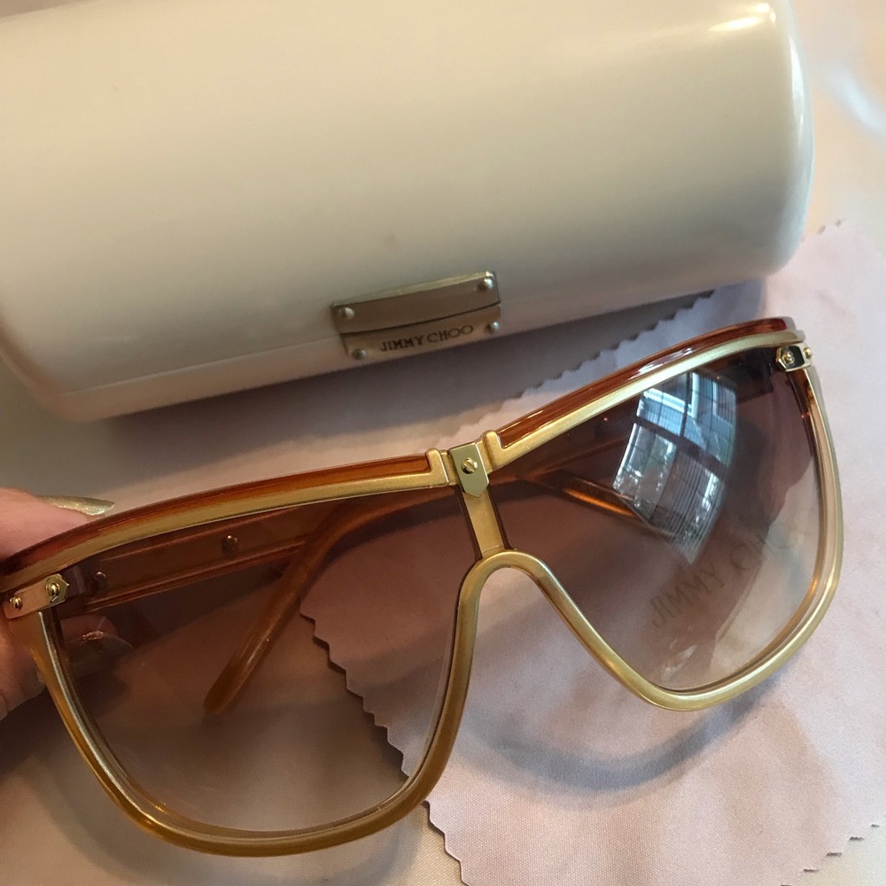Jimmy Choo Shield Gradient Sunglasses